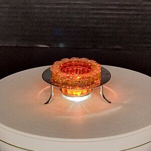 Antique Cranberry Salt Holder